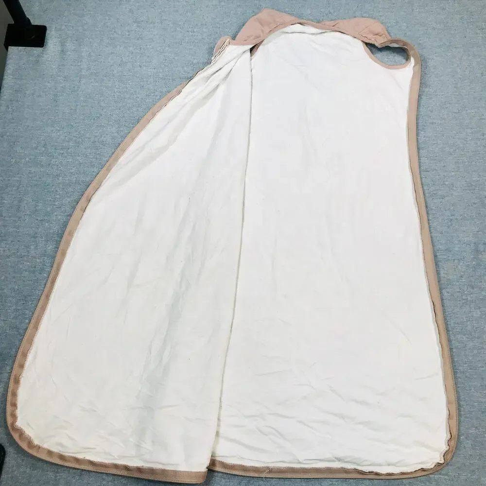 Kyte Baby Wearable Sleep Sack Medium 1.0 Tog Bamboo Full Zip Pink Flaw AX15